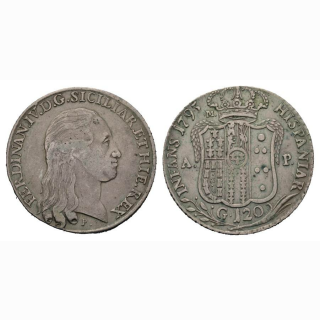 Italien Neapel 120 grana 1795
