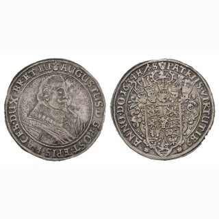 Deutschland Braunschweig Lüneburg Celle Taler  1634 Augustus