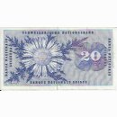 20 Franken Note Dufour 1976  gebraucht