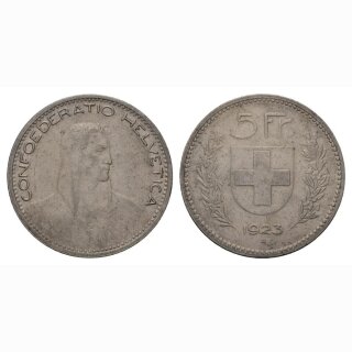 Schweiz 5 Franken  1923 B Tell