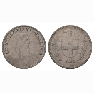 Schweiz 5 Franken 1923 B Tell