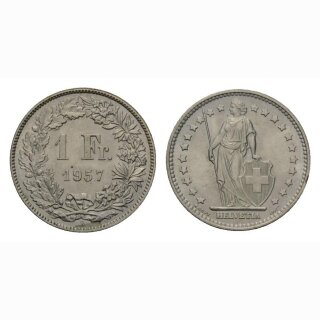 Schweiz 1 Franken 1957
