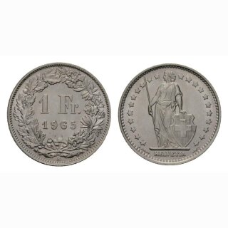 Schweiz 1 Franken 1965