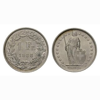 Schweiz 1 Franken 1966