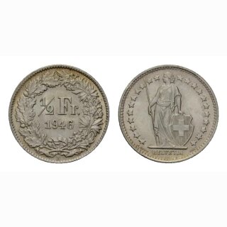 Schweiz 1/2 Franken 1946