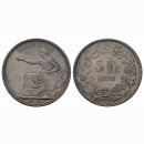 Schweiz 5 Franken 1850 A Sitzende Helvetia