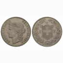 Schweiz 5 Franken 1912 B Frauenkopf