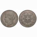 Schweiz 5 Franken 1916 B Frauenkopf