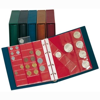 Set: karat-Münzalbum CLASSIC mit Kassette blau
