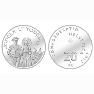 Schweiz 20 Franken 2017 B Jodeln