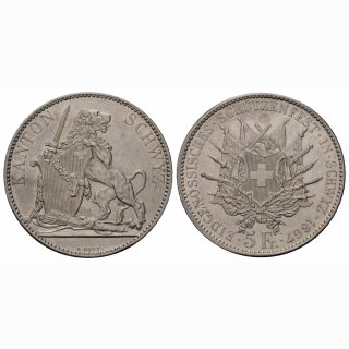 Schweiz 5 Franken 1867 Schwyz