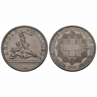 Schweiz 5 Franken 1861 Nidwalden