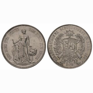 Schweiz 5 Franken 1885 Bern