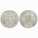 Schweiz 5 Franken 1951 B