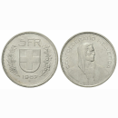 Schweiz 5 Franken 1967 B Abart 3 Sterne Dominus