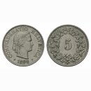 Schweiz 5 Rappen 1898 B