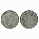 Schweiz 20 Rappen 1960 B Abart Flaue Prägung