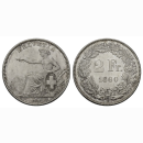 Schweiz 2 Franken 1860 B