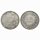 Schweiz 1 Franken 1860 B