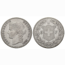 Schweiz 5 Franken 1891 B Frauenkopf