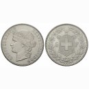 Schweiz 5 Franken 1909 B Frauenkopf