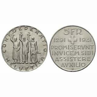 Schweiz 5 Franken 1941 B Bundesfeier