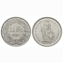 Schweiz 2 Franken 1921 B Stehende Helvetia