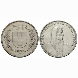 Schweiz 5 Franken 1926 B Tell