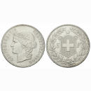 Schweiz 5 Franken 1908 B Frauenkopf