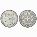 Schweiz 5 Franken 1907 B Frauenkopf