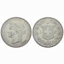 Schweiz 5 Franken 1895 B Frauenkopf