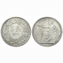 Schweiz 5 Franken 1874 B. Sitzende Helvetia