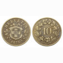 Schweiz 10 Rappen 1875 B