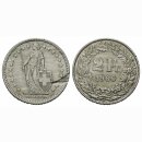 Schweiz 2 Franken 1960 B Abart