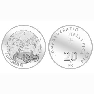 Schweiz 20 Franken 2018 B Klausenpass