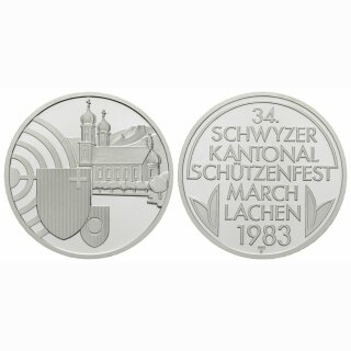 1983 Schwyz  34. Kant. Schützenfest Lachen