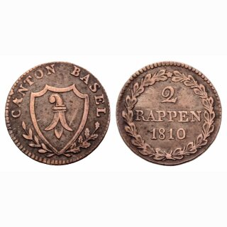 Basel 2 Rappen 1810