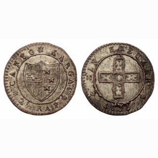 Aargau 2 1/2 Rappen 1831