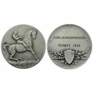 1933 Schwyz  Jubiläumsspringen Schwyz Pferd