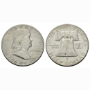 USA 1/2 Dollar 1950 Franklin, Liberty Bell