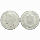 Schweiz 5 Franken 1890 B Frauenkopf