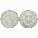 Schweiz 5 Franken 1908 B Frauenkopf