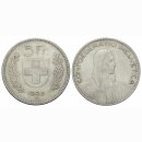 Schweiz 5 Franken 1923 B Tell