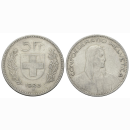 Schweiz 5 Franken 1923 B Tell