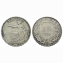 Schweiz 2 Franken 1850 A Sitzende Helvetia