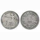 Schweiz 1 Franken 1850 A Sitzende Helvetia