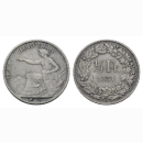 Schweiz 1/2 Franken 1851 A
