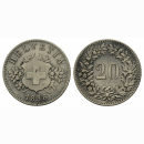 Schweiz 20 Rappen 1858 B
