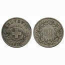 Schweiz 10 Rappen 1871 B