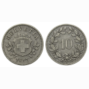 Schweiz 10 Rappen 1873 B